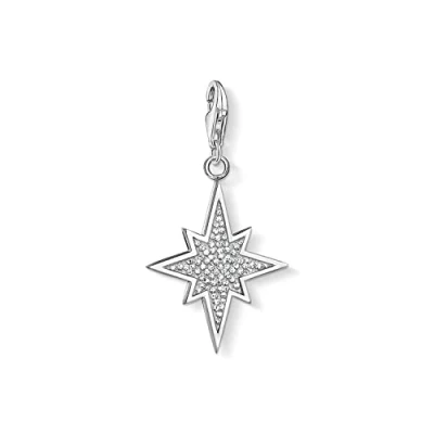 Image de Thomas SABO Glitzerstern Pendentif silvercoloured, Femme, Taille: One Size, Silver coloured