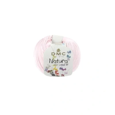 Image de DMC Natura Yarn, 100 % coton, layette rose (N06), 50 g, 9.0 x 7.0 cm