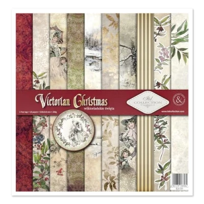 Image de ITD Collection Emballage Scrapbooking 12 x pouces, Papier Scrapbooking, Décor, Carton 310 320 mm (SLS 037 Victorian Christmas) HS code 48025890