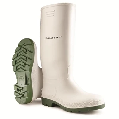 Image de Dunlop Protective Footwear Pricemastor, Bottes de Pluie Mixte Adulte, Blanc (White), 39 EU