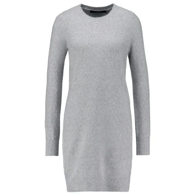 Image de Vero Moda Doffy LS Oneck GA NOOS Robe pull, Femme, Taille: XS, Light grey melange