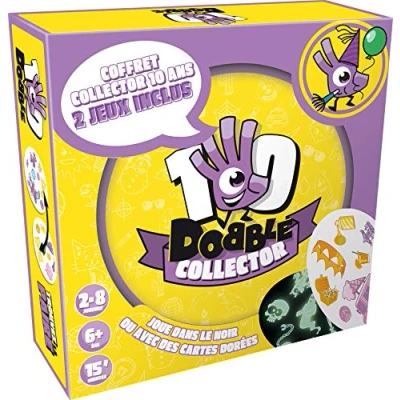 Image de Zygomatic Dobble Édition Collector 10 ans Jeu de société À partir 6 2 à 8 joueurs 15 minutes