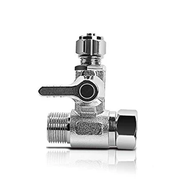 Image de Frizzlife Adaptateur d&#039;alimentation en laiton pour filtre à eau osmose inverse 0,95 cm, cm et OD