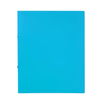 Image de Idena 10431 Classeur à anneaux format A4, mécanisme 2 de 16 mm diamètre, largeur dos 20 mm, bleu clair, 1 pièce