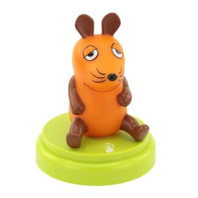 Image de ANSMANN Veilleuse LED &quot;Souris&quot; bébé à la lumière douce avec capteur tactile et minuterie Mini lampe de chevet pour aider les petits bouts choux s&#039;endormir