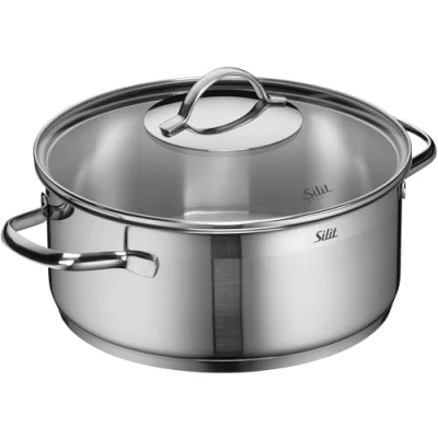 Image de Silit Bleues Pot de Fleurs, Argent, 24 cm, 4.1 Litre