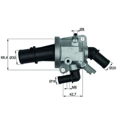 Image de MAHLE ORIGINAL TI 153 88 Thermostat d&#039;eau OPEL: Meriva A, Corsa C 3/5 portes, Tigra Twintop, SUZUKI: SWIFT 3, IGNIS 2, Wagon R+ II portes