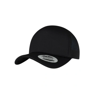 Image de Flexfit Mixte Foam Trucker Cap Curved Visor Blk/Blk/Blk One Size Casquette, blk/blk/blk, Taille unique EU