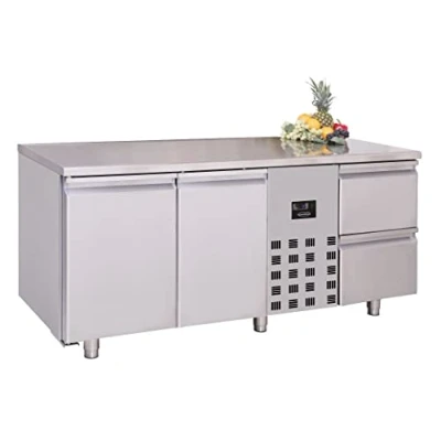 Image de 700 TABLE RÉFRIGÉRÉE 2 PORTES ET TIROIRS MONOBLOCK
