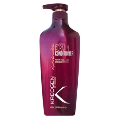 Image de APRES SHAMPOING A LA KERATINE POUR CHEVEUX TRES SEC ET ABIMES 800ML KREOGEN