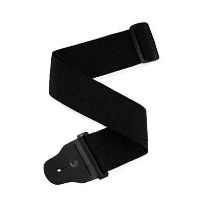 Image de Planet Waves 74T000 Sangle de basse avec coussin interne Large 7,6 cm Noir