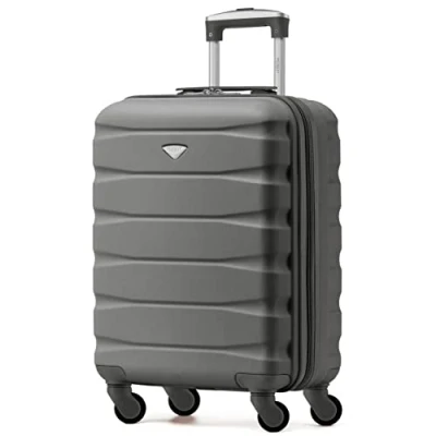 Image de Flight Knight Bagage Cabine Leger a 4 Roues en ABS Approuve par Plus De 30 Compagnies Aeriennes, Dont Air France, easyJet et Virgin Atlantic 56x36x23cm