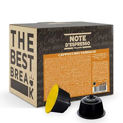 Image de Note d&#039;Espresso Cappuccino Vanille Capsules Exclusivement Compatibles avec les Machines NESCAFE* DOLCE GUSTO* 48 caps