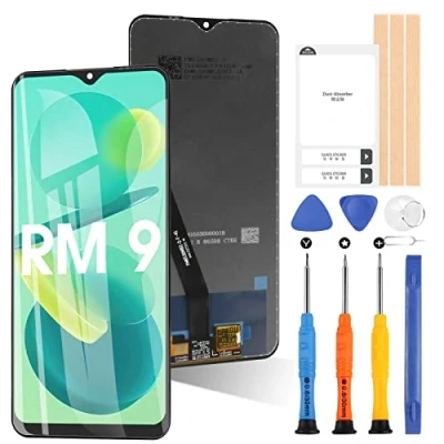 Image de ARSSLY Écran LCD pour Xiaomi Redmi 9, Display 9 M2004J19G M2004J19C M2004J9AG 6,53&quot; Touch Screen Digitizer Remplacement Assembly avec réparation Kit, Noir (pas 9A 9C