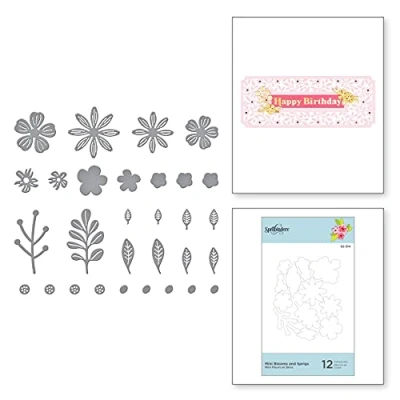 Image de Spellbinders Mini fleurs et branches en métal