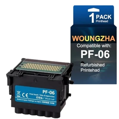 Image de Woungzha Tête d&#039;impression PF 06 reconditionnée compatible avec Canon TM 200 205 300 305 5200 5205 5300 5305 TX 2000