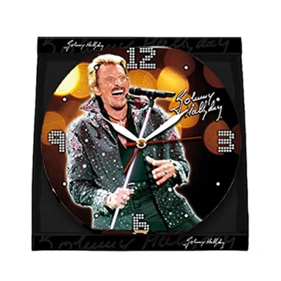 Image de Johnny Hallyday Pendule Rock Star
