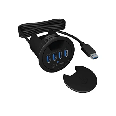 Image de ICY BOX IB HUB1403 USB 3.2 Gen 1 (3.1 1) Type A 5000 Mbit/s Noir Neuf