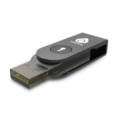 Image de Clé de sécurité Thetis Pro A FIDO2 avec Port USB et NFC, Application d&#039;authentification TOTP/HOTP, authentification à Deux facteurs FIDO 2.0 2FA MFA, Fonctionne Windows/macOS/Linux/Gmail