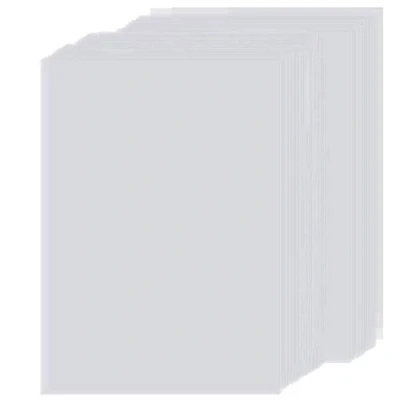 Image de Lot de 50 feuilles papier vélin transparent A4 pour dessin, design graphique, impression à jet d&#039;encre, traçage, architecture, artisanat