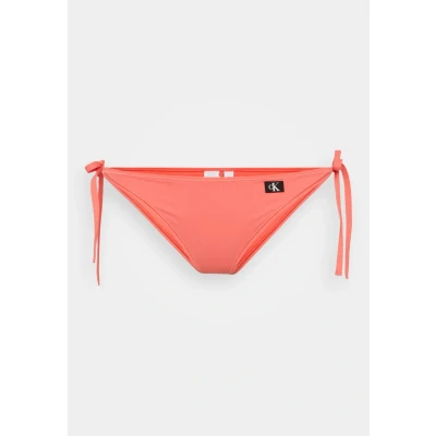 Image de Calvin Klein Swimwear SIDE TIE Bas de bikini, Femme, Taille: XXL, Dazzling coral
