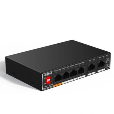 Image de Switch IT DAHUA DH SG1006P COMMUTATEUR GIGABIT DE Bureau Non GÉRÉ 6 Ports POE 4