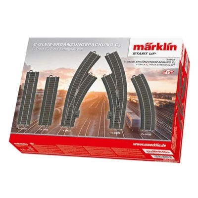 Image de Märklin 24903 Modélisme Ferroviaire Rail Coffret d&#039;Extension C3 pour Voie C