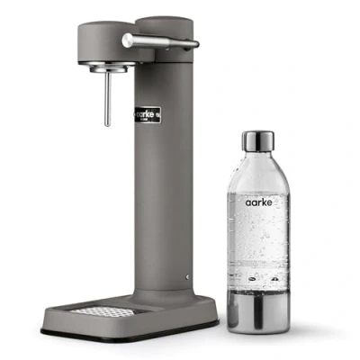 Image de Aarke Carbonator 3, Machine à Soda avec Bouteille d&#039;eau, Finition Gris mat