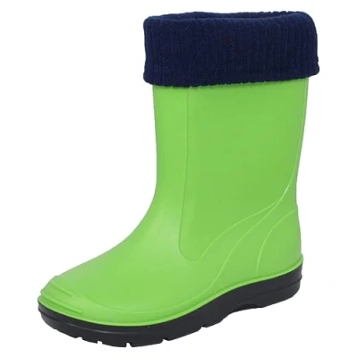 Image de Beck Mixte enfant Basic 860 Bottes bottines souples, Vert, 25 EU