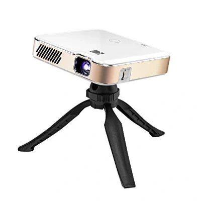 Image de KODAK RODPJS450 Projecteur Portable Intelligent HDK Luma 450 Compatible Wi FI, Bluetooth, HDMI et USB Résolution Native 1080p (4K) jusqu&#039;à 150 Pouces, 200 lumens ANSI Trépied Inclus, Blanc