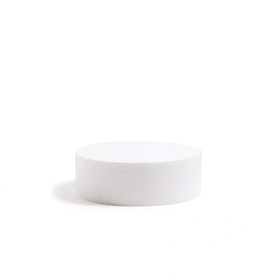Image de Decora, 0173813 Disque Rond en polystyrène emballé Individuellement, Idéal comme modèle pour réaliser des gâteaux à étages, Bords Droits, Ø 20 X H 10 CM.