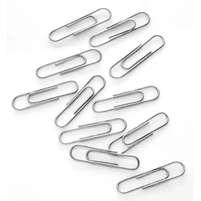 Image de Alevar Lot de 100 trombones en acier, fermoirs format 50 mm n 5, gros clips bureau