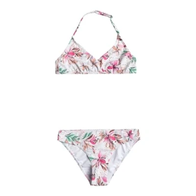 Image de Roxy Fille Happy Tropical RG Tri Bra Set Ensemble De Bikini, Bright White RG, 8 Ans EU
