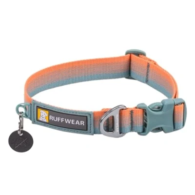 Image de RUFFWEAR Collier pour Chien Front Range, Sangle Tubelok résistante, Anneau de Fixation en Aluminium et Boucle à Ouverture latérale, élégant Durable Spring Fade 11&quot; 14&quot;