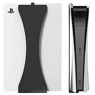 Image de HumanCentric Support Mural Compatible avec Fat PS5 Original, métallique pour PS5, Versions numériques et disques, Non Slim