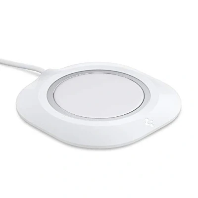 Image de Spigen Mag Fit 2 Étui pour MagSafe Chargeur 2024 25W Compatible avec iPhone série 16/15/14/13/12, AirPods 4 (2024) / 3, Pro 2/1 [Chargeur Non Inclus] Blanc