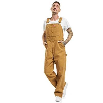 Image de Dickies DB100 Duck Salopette, 48W x 30L, Rinsed Brown