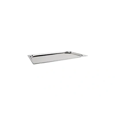 Image de Vogue bac Gastronorme inox GN 1/1 20mm, profondeur : 20 mm, capacité 3 litres, de conservation des aliments chauds et froids, compatible bain marie, couvercle vendu séparément, K998