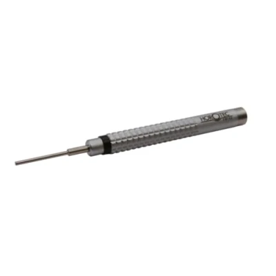 Image de KD89 HOROTEC MSA10.533 Outil Chasse goupilles avec Manche en Laiton éloxé et Enclume Acier Inoxydable 11 goupilles.