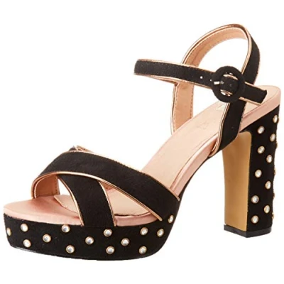 Image de Eferri Femme Corbigny Chaussures à Talon, Noir, 36 EU
