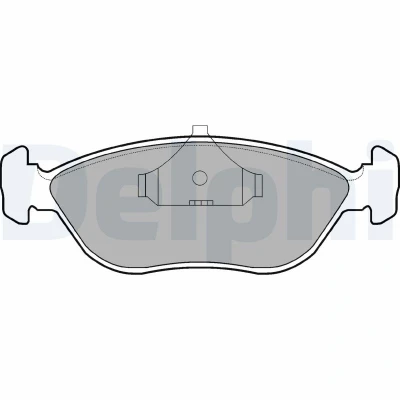 Image de Kit de plaquettes frein, frein à disque DELPHI LP876