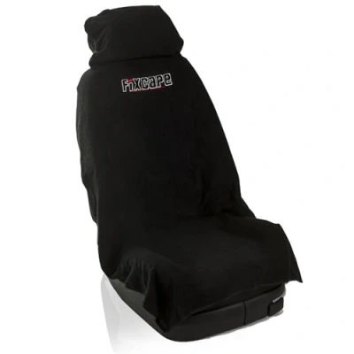 Image de fixcape rapide et facile, housses de sièges voiture, Protection pour voiture servant plaid dont l’utilisation est maline / Support Siège Couverture chien (noir)