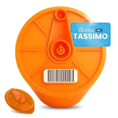 Image de DL pro Disque de nettoyage TDisc orange pour Bosch Tassimo MyWay Caddy Charmy Joy 576837 17001491 TAS60xx TAS70xx TAS43xx TAS45xx TAS47xx TAS55xx