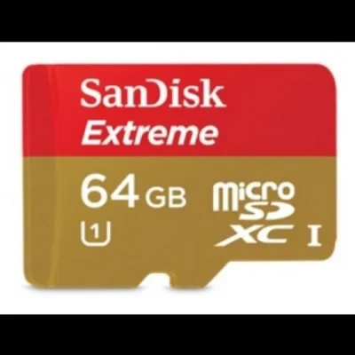 Image de SanDisk Extreme microSDXC UHS I 64 Go Classe 10 Neuf