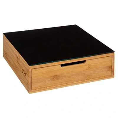 Image de 5five porte capsules 1 tiroir bambou