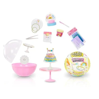 Image de MGA&#039;s Miniverse Make It Mini Birthday Objets de Collection, Emballage Opaque Mystère, DIY, Jeu Résine, Répliques, Pinata, Collectionneurs et Enfants Plus 8 Ans, Non Comestible