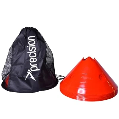 Image de Precision Lot de 20 cônes Soucoupe géants Ensemble Grands Mixte, Rouge, Taille Unique