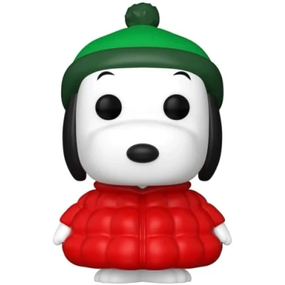Image de Funko Pop! Animation: Peanuts Snoopy in Coat 1 Chance sur 6 D&#039;avoir Une Variante Rare Chase Classic Figurine en Vinyle à Collectionner Idée de Cadeau Produits Officiels