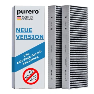 Image de purero® Kit de filtres à charbon actif Convient pour Bora Basic BAKFS Revêtement anti poisson Filtre Fabriqué en Allemagne