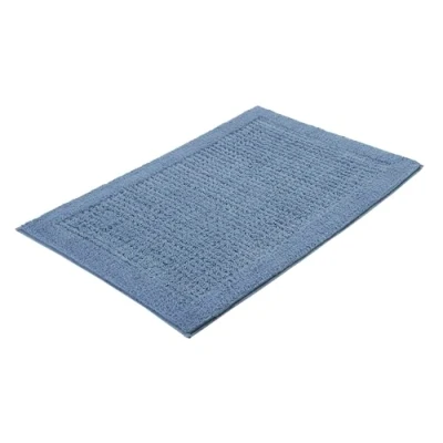 Image de Kleine Wolke Tapis de Bain Net, 60 x 90 cm, Bleu Acier